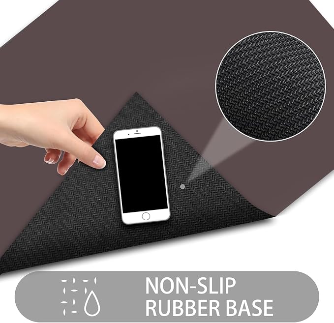Ultra Thin Door Mat Indoor Entrance, 1/10 in Thin Door Mats