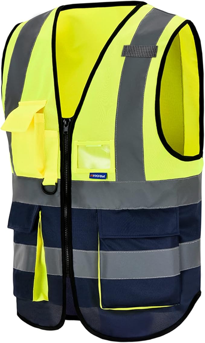 A-SAFETY High Visibility Reflective Safety Vest Customize Logo (XS-8XL)