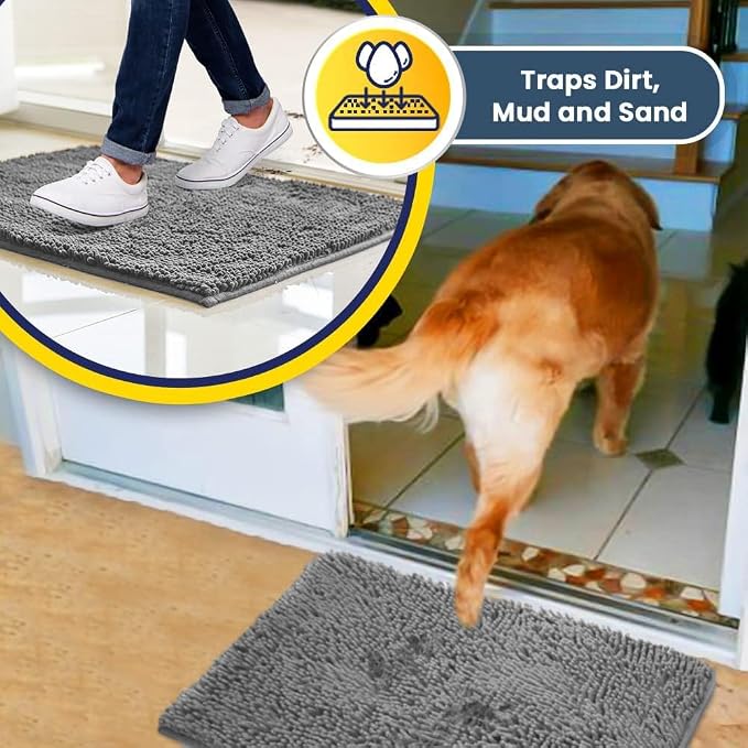 Muddy Mat® | Super Water Absorbent Door Mat Indoor, Microfiber Quick Dry
