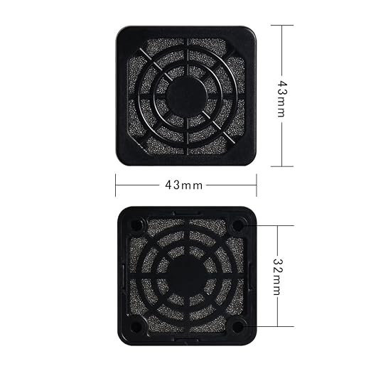 ELUTENG 40mm Fan Filter Dustproof Cover USB Cooling Ventilator Plastic Grill 40