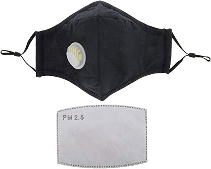 ASA TECHMED Reusable Dual Air Breathing Valve Face Mask Cover
