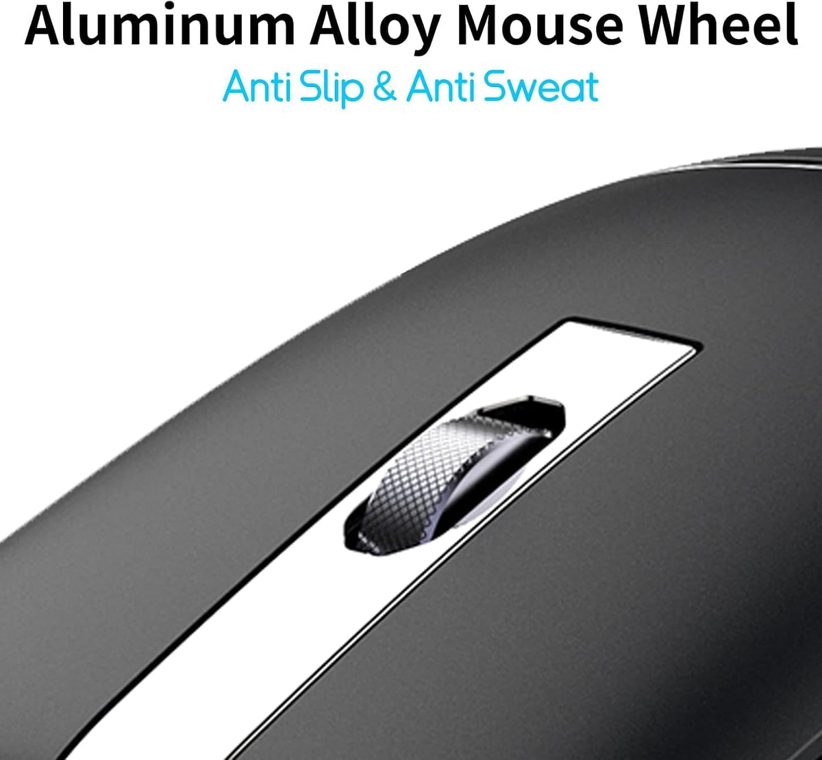 Bluetooth Arc Travel Mouse - BT & USB Wireless Dual Mode, Rechargeable