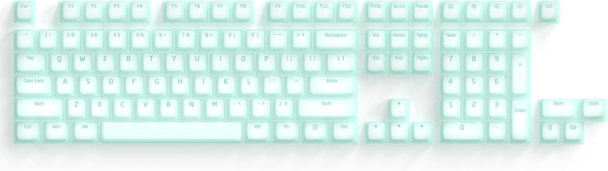 KPREPUBLIC Nogi Cherry Profile ABS Silicone Keycap White Black Sakura Pep Very Peri for Keyboard gh60 Poker 87 tkl 104 ansi xd64 bm60 xd68 (Nogi Pep Set x1)