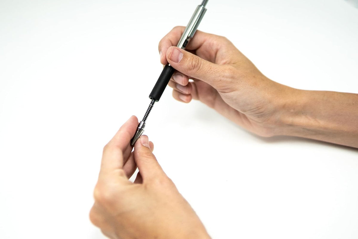 Zebra Pen STEEL F-402 Retractable Ballpoint Pen, Black Ink, 0.7mm, 12-Pack