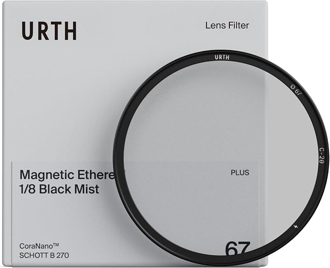 Urth 58mm Magnetic Ethereal Black Mist ⅛ Diffusion Lens Filter