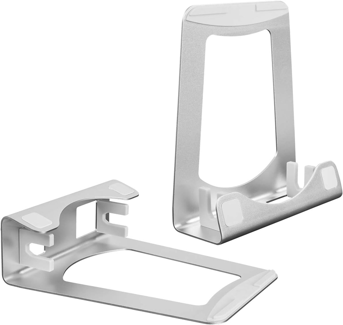 Mount-It! Vertical Laptop Holder for Desk, 2-in-1 Aluminum Laptop Stand