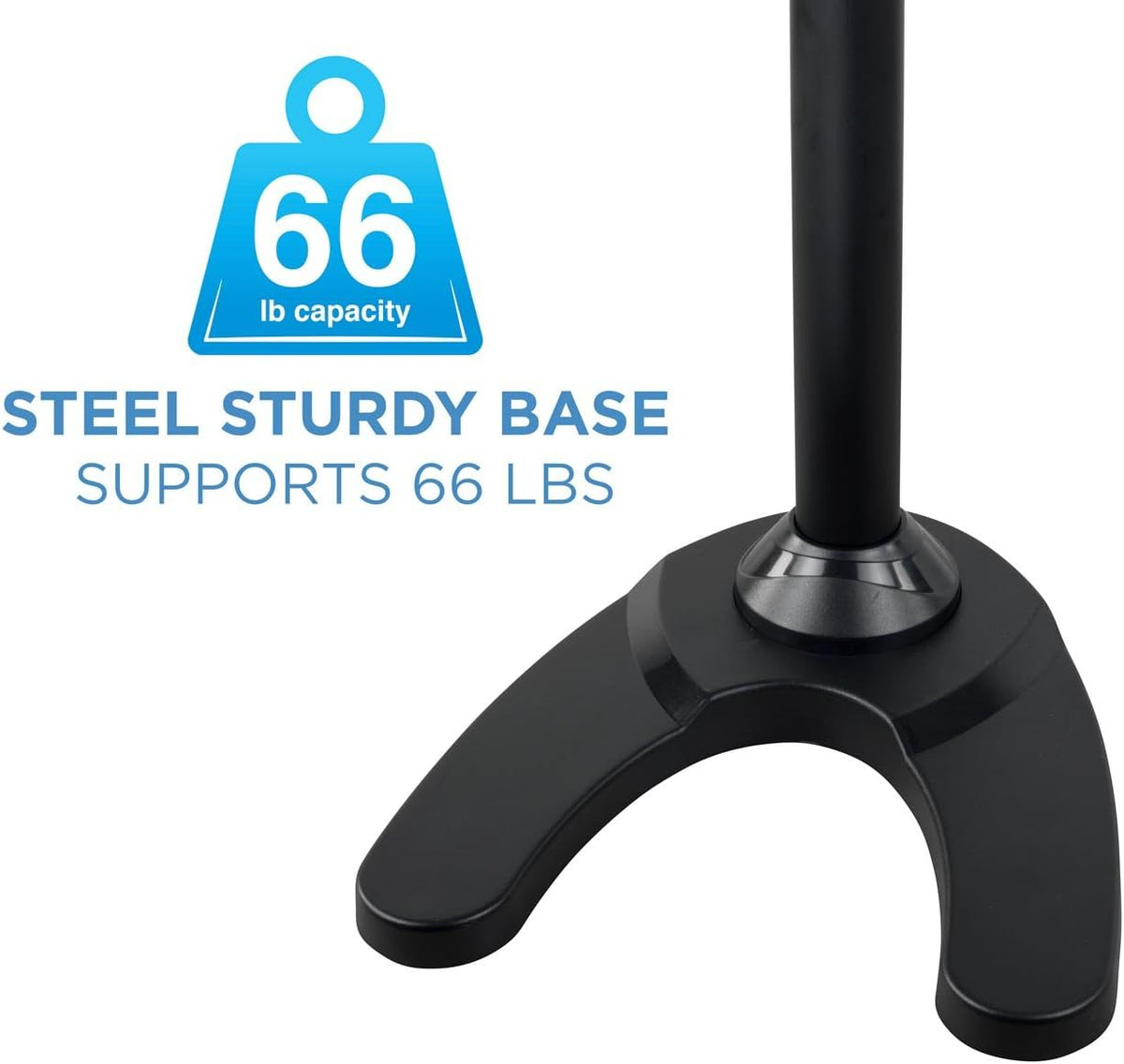Mount-It! Triple Monitor Stand for 3 Screens up to 24", Height Adjustable Desk Mount with Free Standing or Grommet Base, 22 lbs per Arm, VESA 75x75 100x100 Compatible, Full Motion Monitor Mount MI-789
