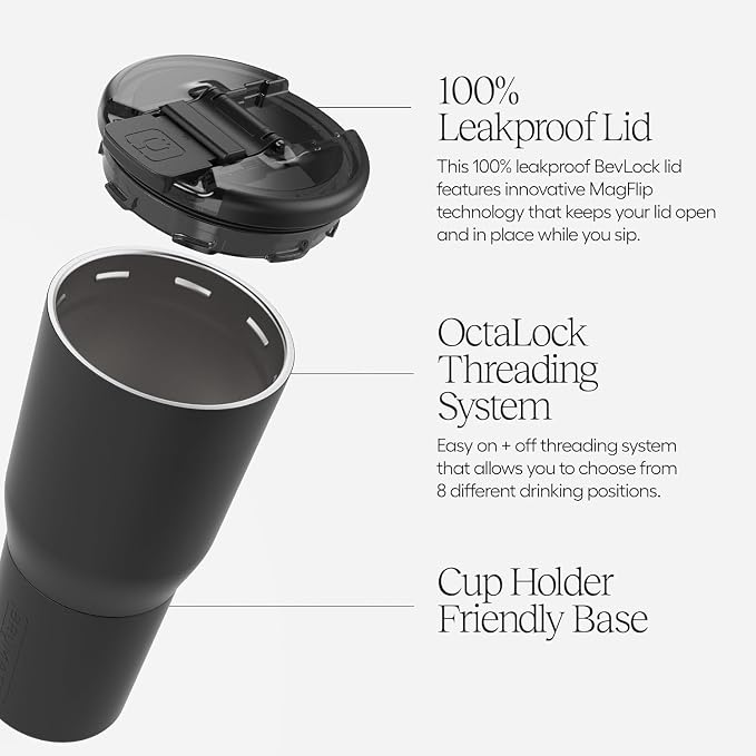 BrüMate Nav 25oz 100% Leak Proof Insulated Travel Tumbler