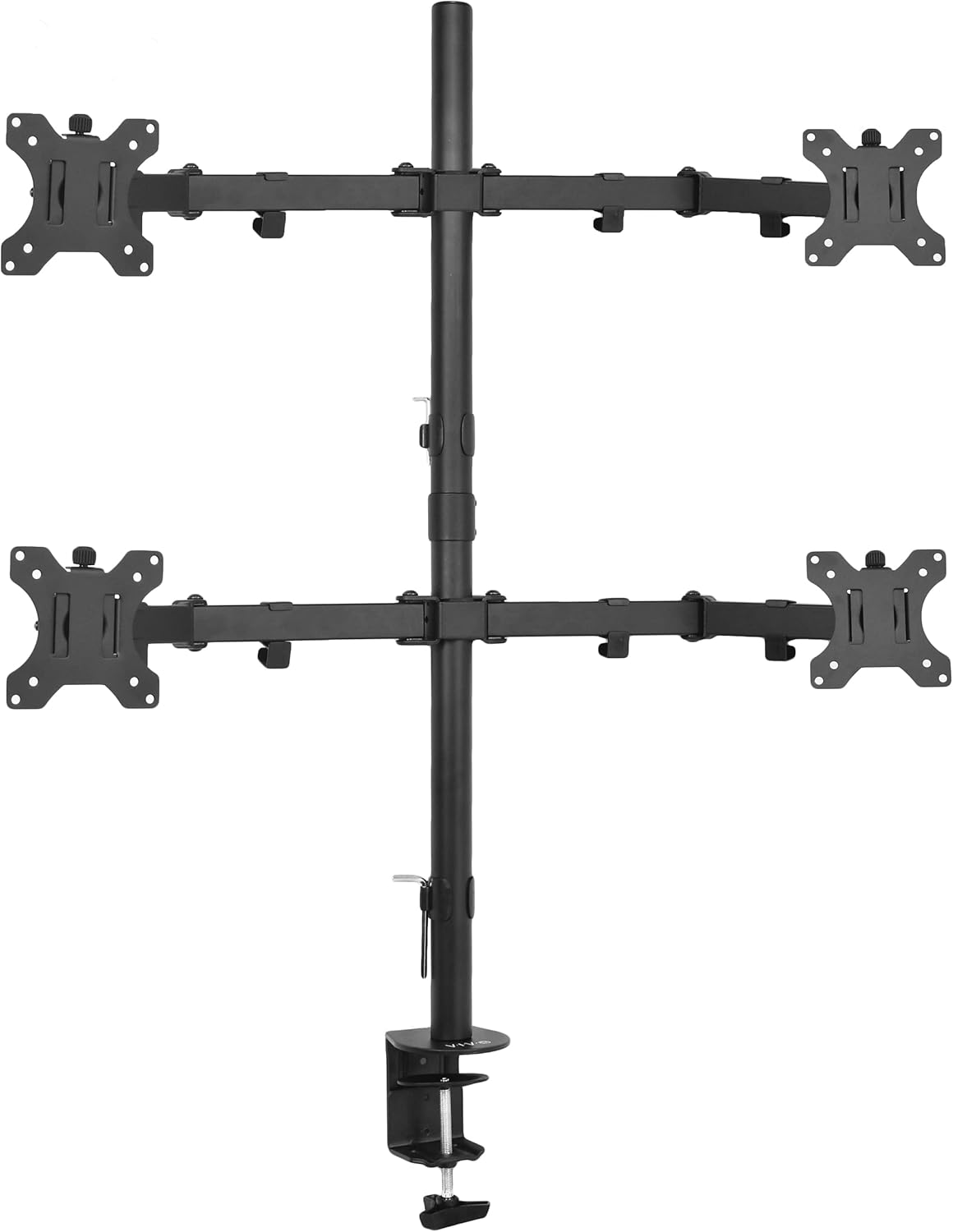 VIVO Quad 13 to 30 inch LCD Monitor Desk Mount | Adjustable 4 Screen Stand