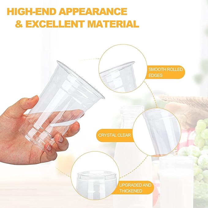 TashiBox plastic cups, smoothie cup