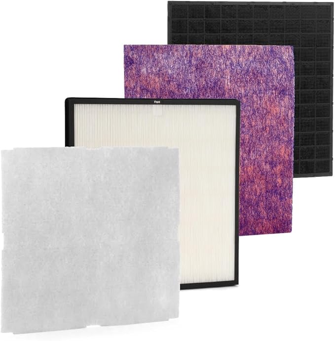 Rabbit Air, Genuine Original Air Purifier Filter - MinusA2 Filter Replacement Kit and HEPA Filter Replacement Compatible with Models SPA-700A and SPA-780A/N (with Pet Allergy Customized Air Filter)