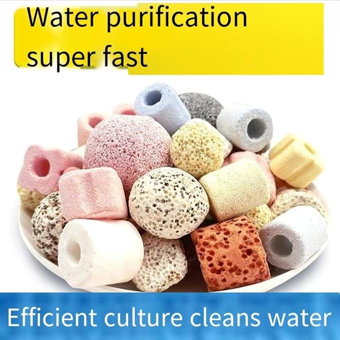 1000g, 2.2lb【No ore】 Aquarium bio Media, 6 in 1 Ceramic Filter Media