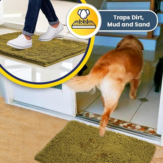 Muddy Mat® | Super Water Absorbent Door Mat Indoor, Microfiber Quick Dry