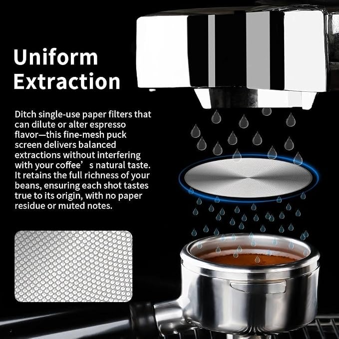 watchget 58mm Espresso Puck Screen