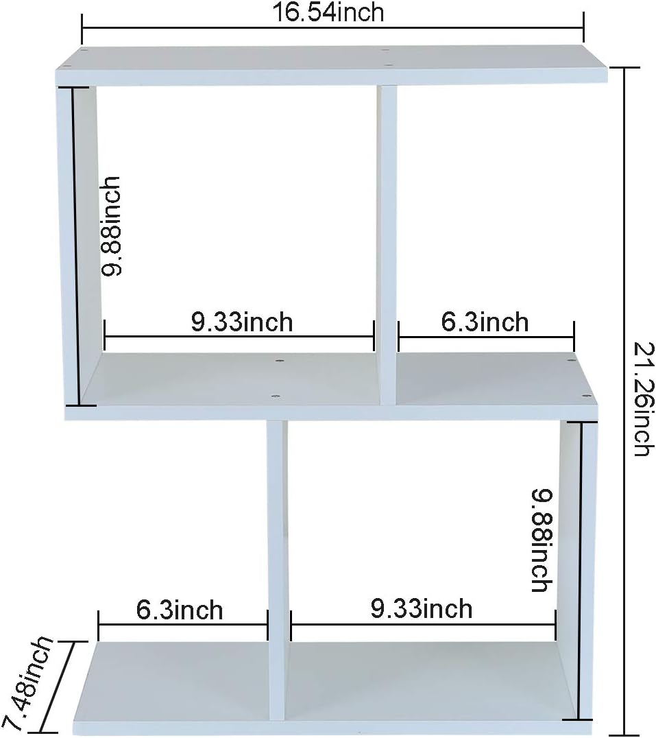 PAG-Mass Desktop Bookshelf Freestanding Wooden Countertop Bookcase Accessories Organizer Display Rack Dorm Desk Storage Shelf