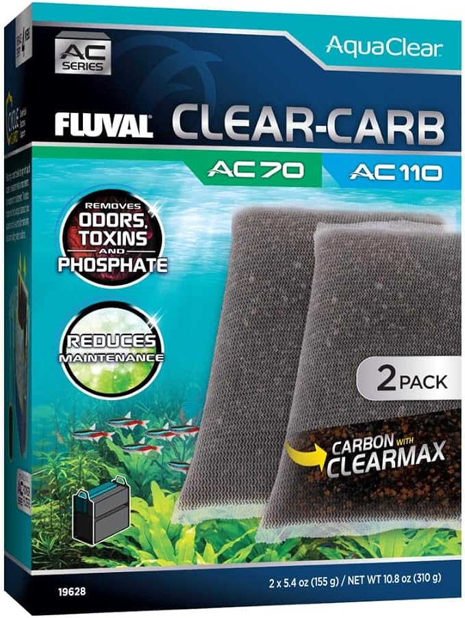 Fluval - Clear for AC70/AC110 Power Filter, 10.8 oz / 310 g, for Use in