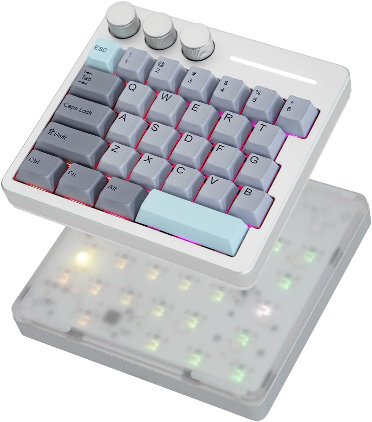 KiiBoom Cybrix 29 Rapid Fast Wired Gaming Keyboard, 8Khz Polling