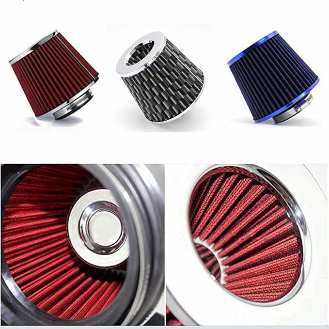 Universal 3" Inlet Cold Intake, Dry Clamp-on Air Filter