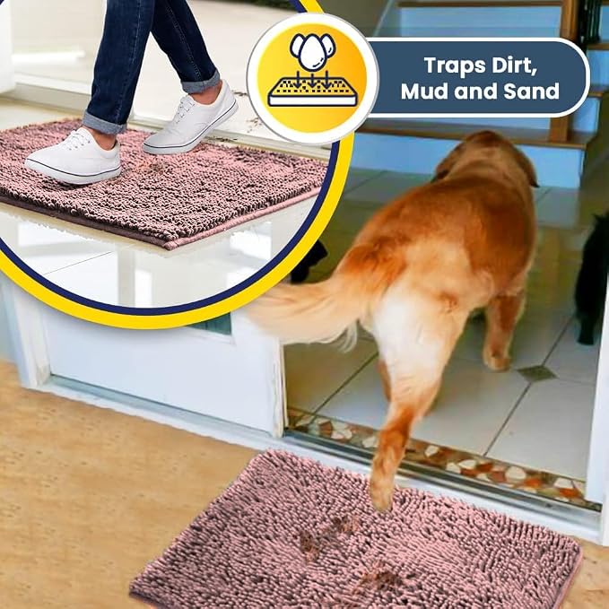 Muddy Mat® | Super Water Absorbent Door Mat Indoor, Microfiber Quick Dry