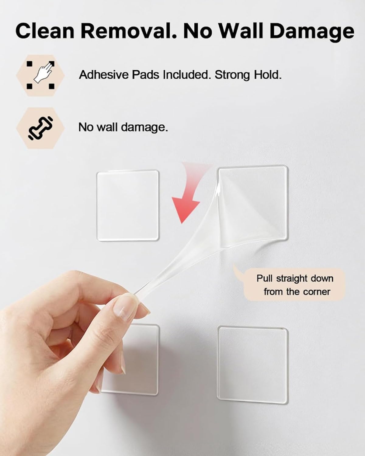 Hexagon Felt Bulletin Cork Board Tiles, 12 Pack Pin Board for Walls Decor