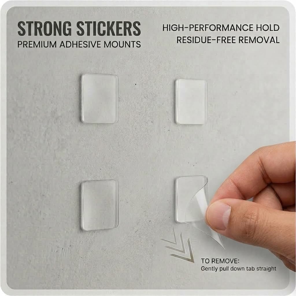 Striped Square Felt Bulletin Board Tiles, 12 Pack