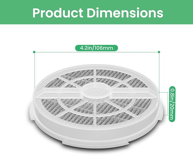 6 Pack HEPA Filter Replacement for Frida Baby Air Purifier 3 in 1, Compatible