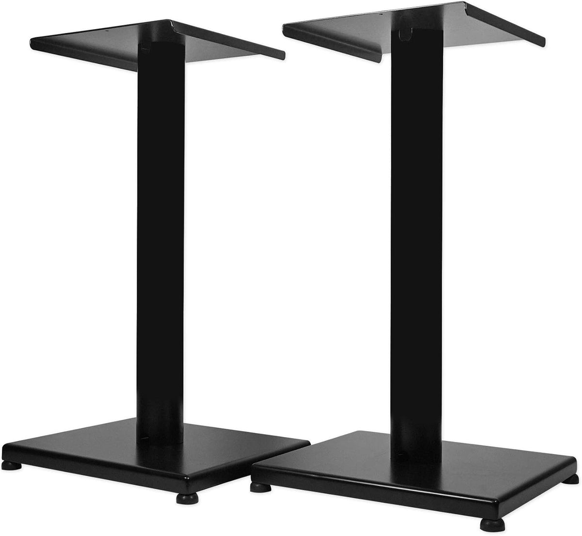 Rockville RS21B V2 Pair 21" Steel Bookshelf Speaker/Monitor Stands, Black
