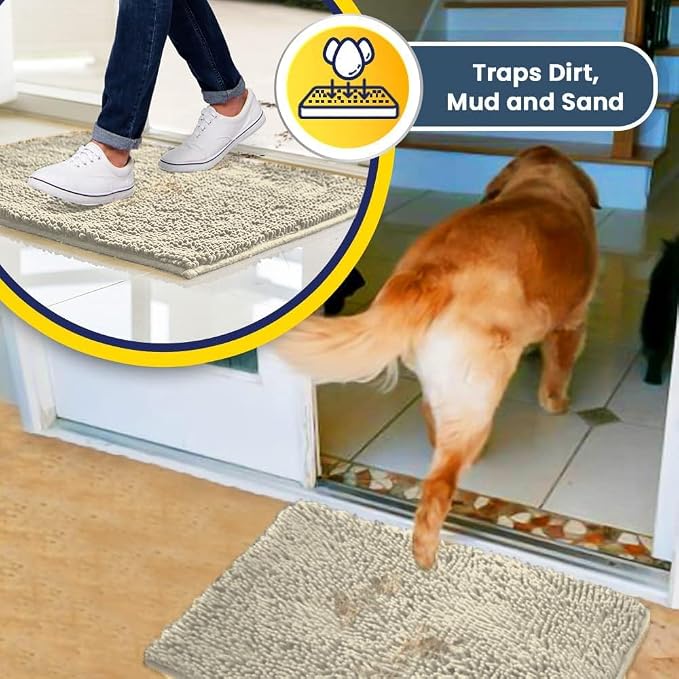 Muddy Mat® | Super Water Absorbent Door Mat Indoor, Microfiber Quick Dry