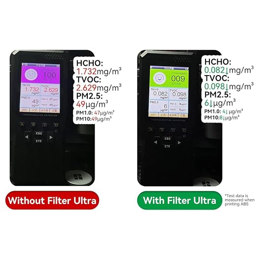 Air Filter for Bambu Lab H2D/H2S/H2C 3D Printers Filament Absorption Filter