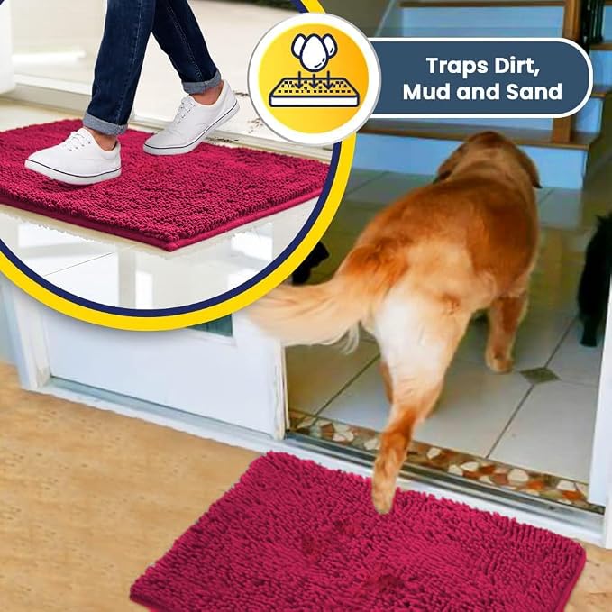 Muddy Mat® | Super Water Absorbent Door Mat Indoor, Microfiber Quick Dry