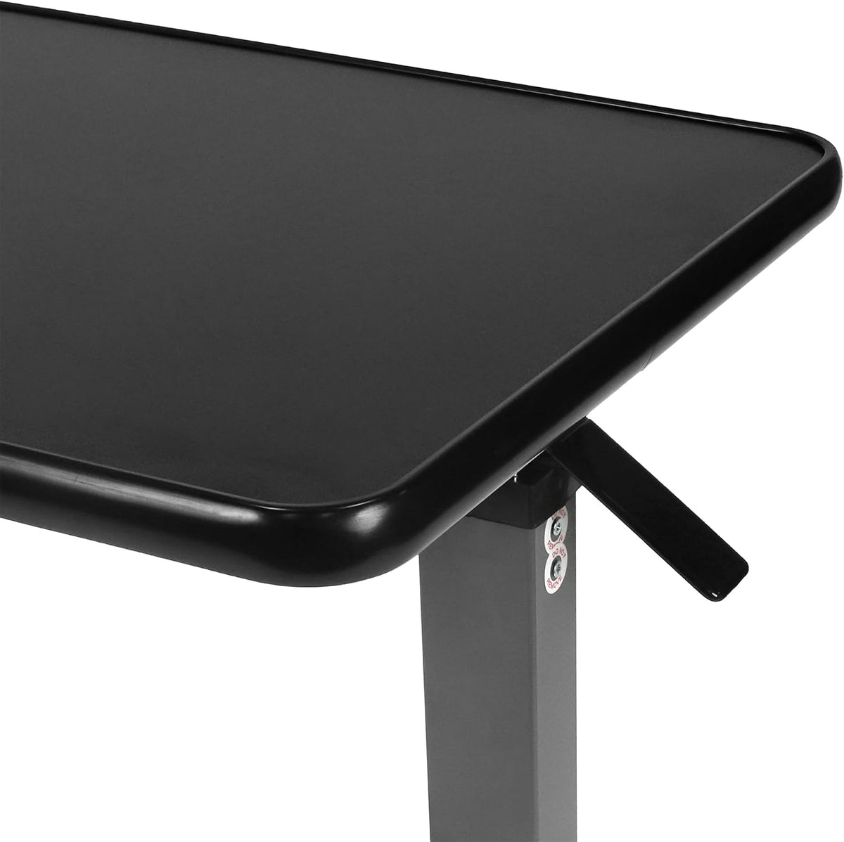 Vaunn Medical Cart Adjustable Overbed Table with Wheels – Rolling Bedside Table for Hospital, Portable Standing Cart & Laptop Desk for Bed, Couch, Wheelchair