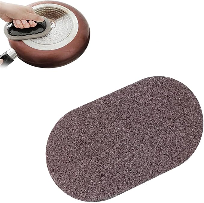 Nano Carborundum Sponge, Emery Sponge Kitchen Pot Brush