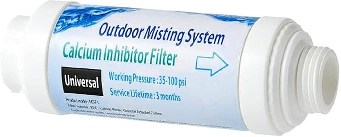 H&G lifestyles Misting System Calcium Inhibitor Filter