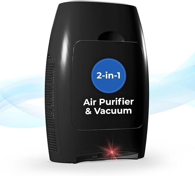 EyeVac Air 2-in-1 HEPA Air Purifier & Touchless Vacuum Automatic Dustpan