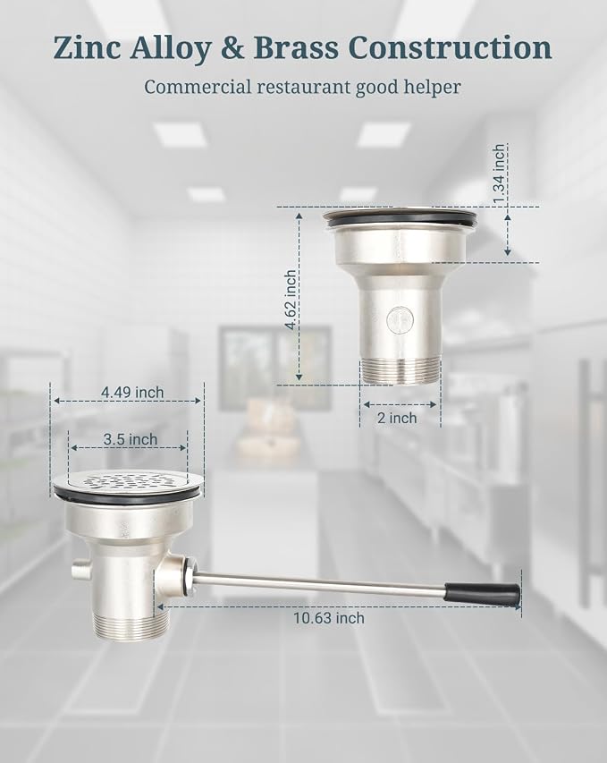 3-1/2 Inch Commercial Sink Drain