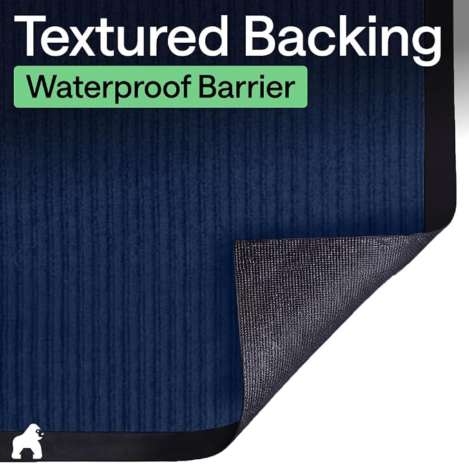 GORILLA GRIP Waterproof Traffic Guard Door Mat, Heavy Duty Entryway Mats
