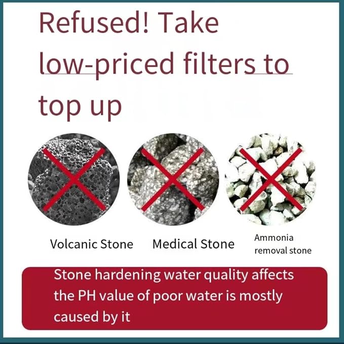 1000g, 2.2lb【No ore】 Aquarium bio Media, 6 in 1 Ceramic Filter Media