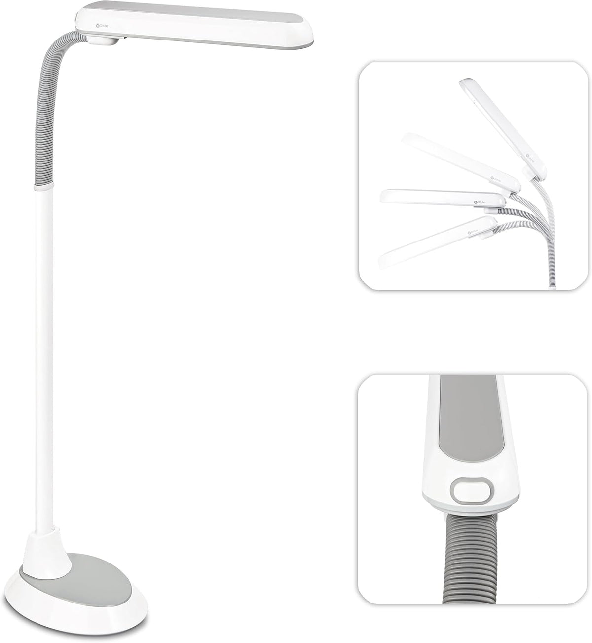 OttLite 24 Watt Floor Lamp with Flexible Neck