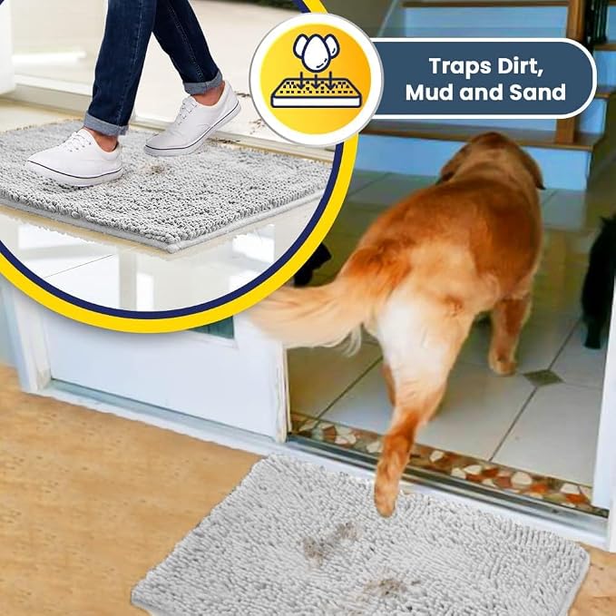 Muddy Mat® | Super Water Absorbent Door Mat Indoor, Microfiber Quick Dry