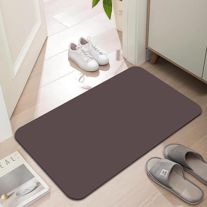 Ultra Thin Door Mat Indoor Entrance, 1/10 in Thin Door Mats