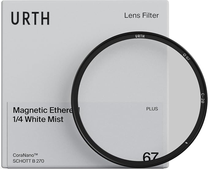 Urth 43mm Magnetic Ethereal White Mist ¼ Diffusion Lens Filter — Cinematic