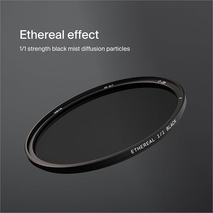 Urth 52mm Magnetic Ethereal Black Mist ¹⁄₁ Diffusion Lens Filter — Cinematic