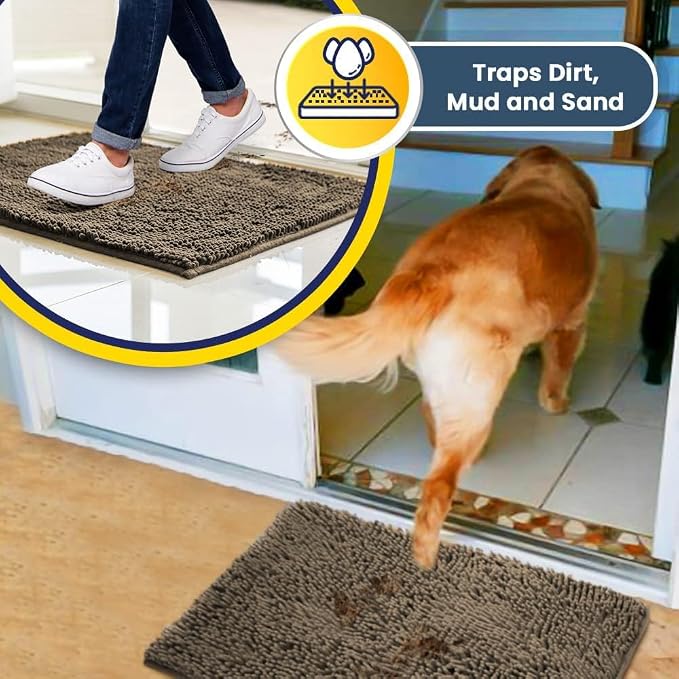 Muddy Mat® | Super Water Absorbent Door Mat Indoor, Microfiber Quick Dry
