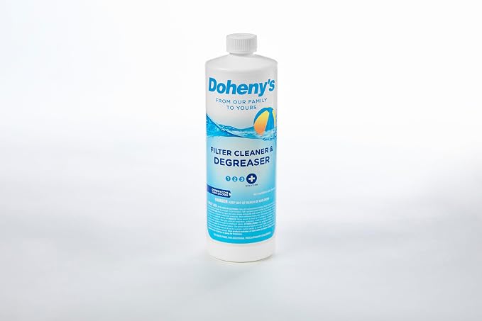 Doheny's Pool Filter Cleaner Degreaser | 100% Professional-Grade | Prevents