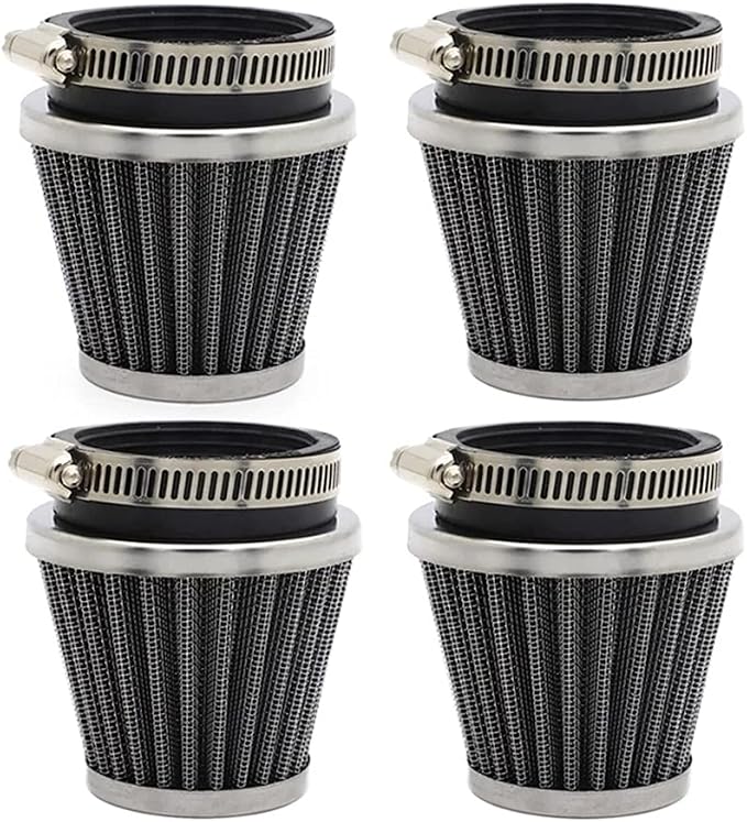 4x 54MM Air POD Filters For Kawasaki KZ KZ750 KZ1000 KZ1100 GPZ750 ZX900 Suzuki