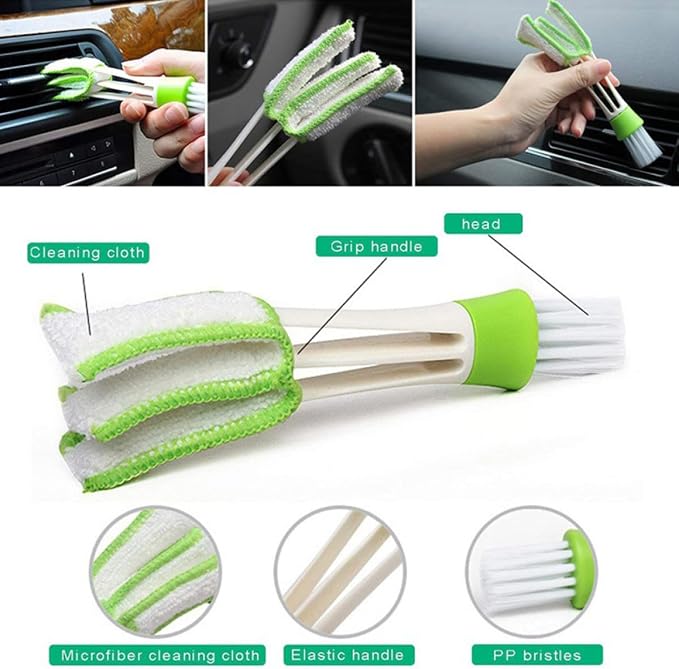 Window Groove Cleaning Brush Set 8pcs Scrubber