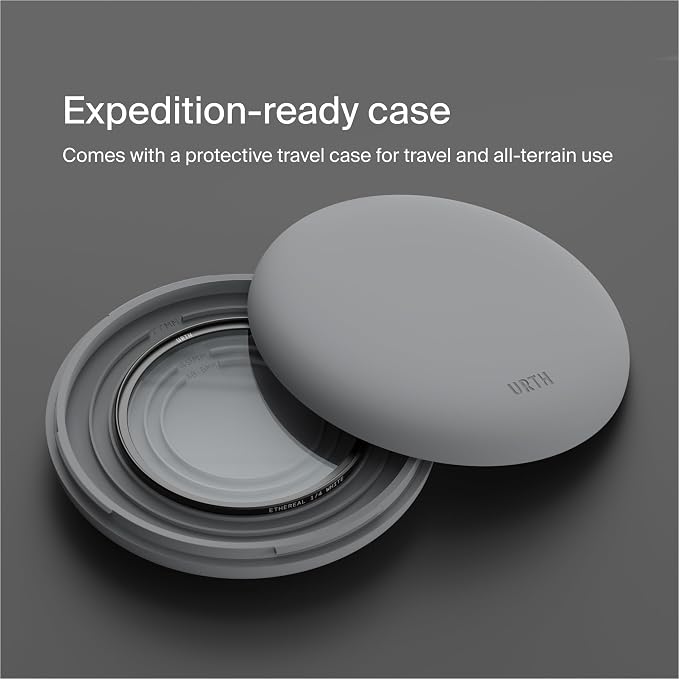 Urth 43mm Magnetic Ethereal White Mist ¼ Diffusion Lens Filter — Cinematic