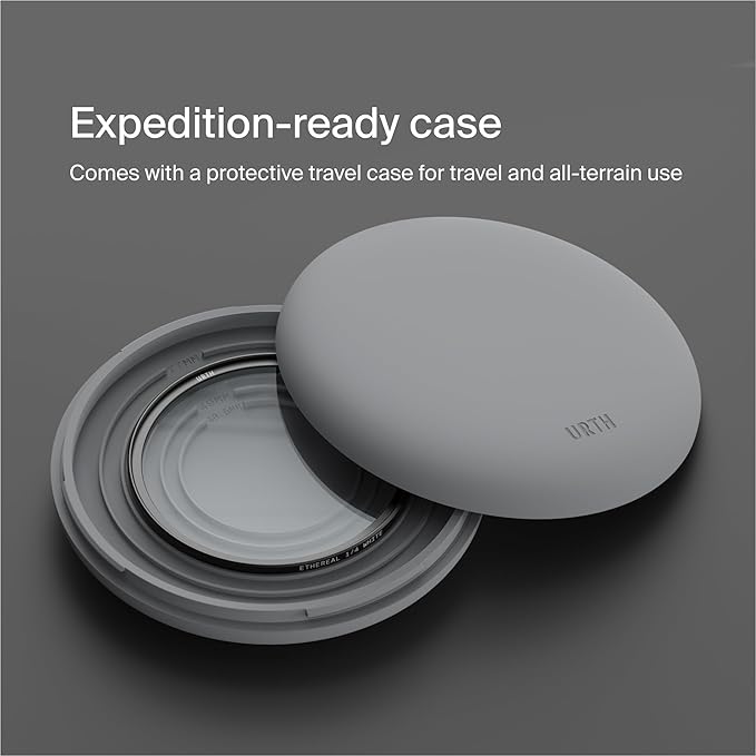 Urth 58mm Magnetic Ethereal White Mist ¼ Diffusion Lens Filter — Cinematic