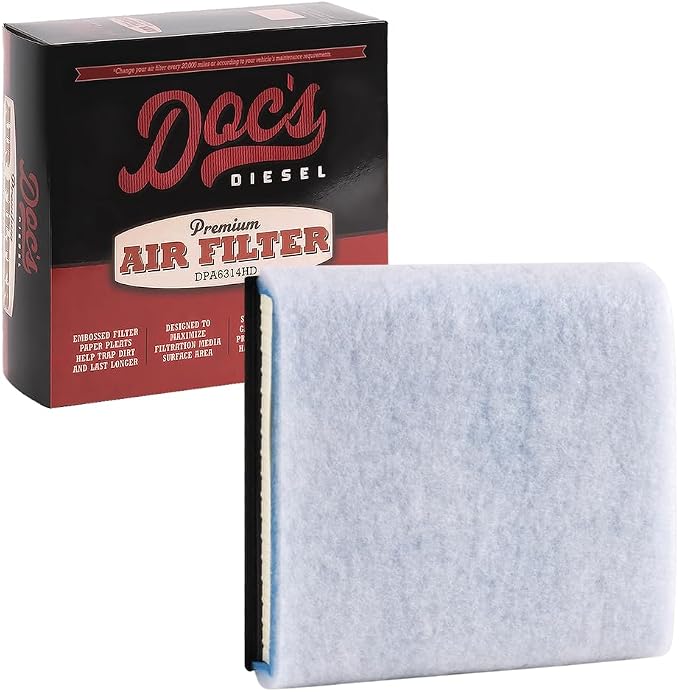 Doc's Diesel Engine Air Filter 6-Pack DPA11885-6 | Compatible