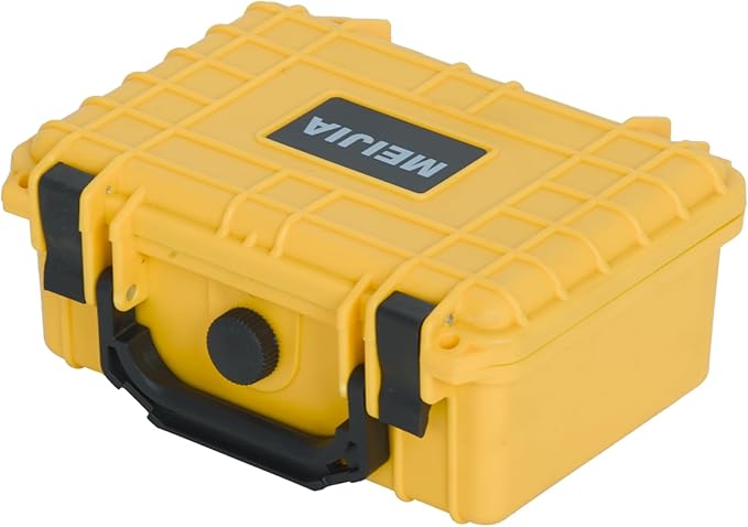MEIJIA IP67 waterproof hard compact case, Customizable Fit Foam, 8.12”x6.56”x